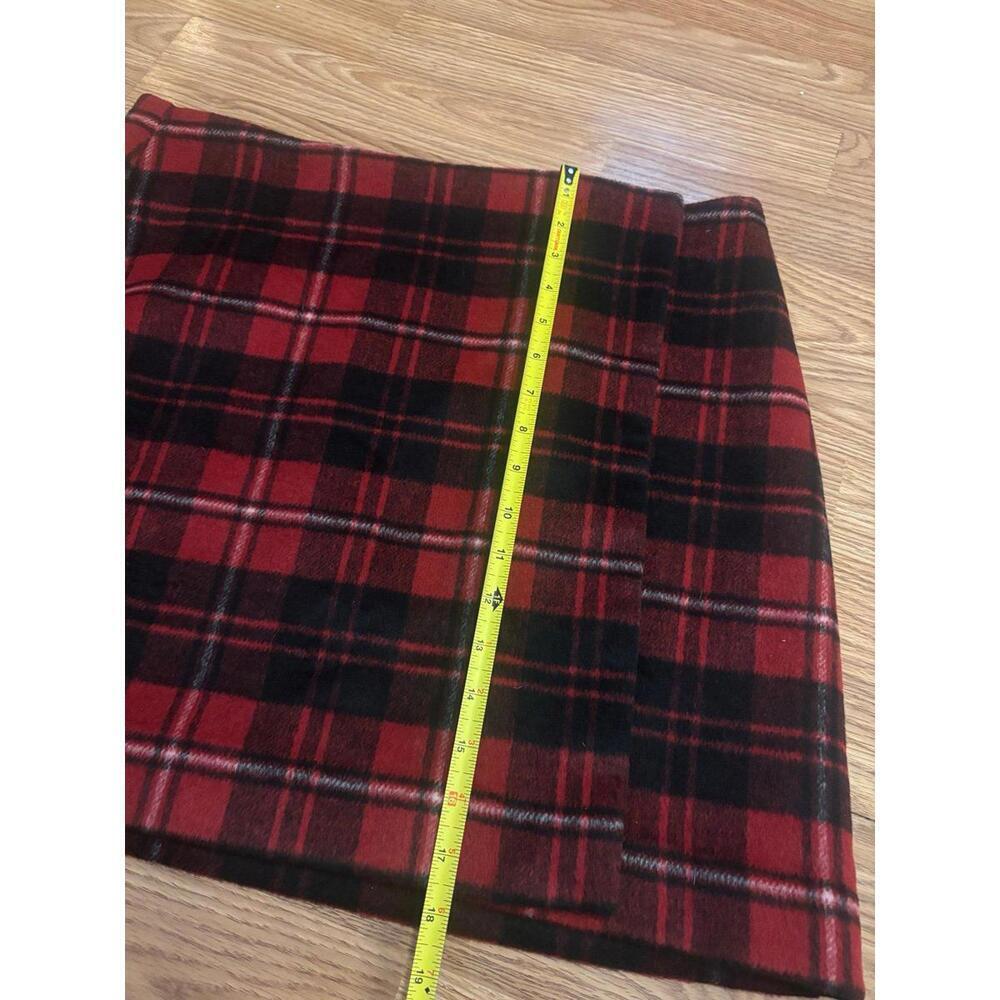 Gap Red & Black Plaid Skirt Size Large Tall - Picture 3 of 7